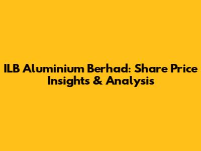 ILB Aluminium Berhad: Share Price Insights & Analysis