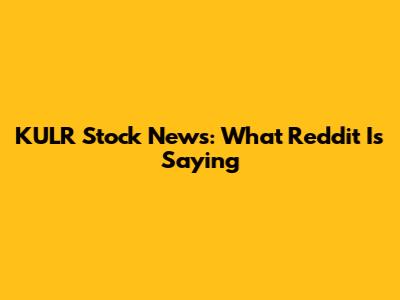 KULR Stock News: What Reddit Is Saying