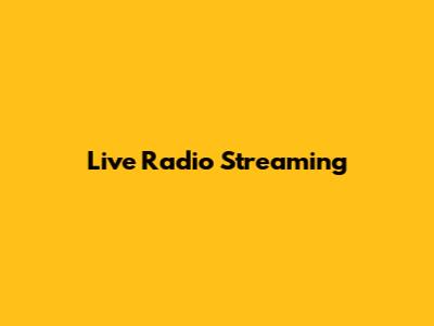 Live Radio Streaming