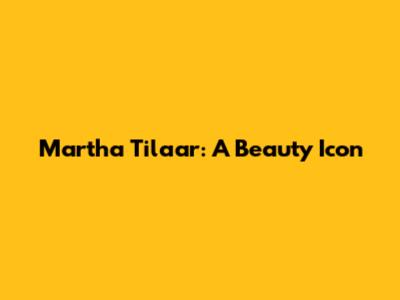 Martha Tilaar: A Beauty Icon