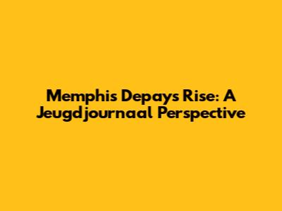 Memphis Depay's Rise: A Jeugdjournaal Perspective