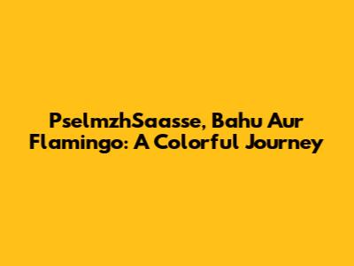 PselmzhSaasse, Bahu Aur Flamingo: A Colorful Journey