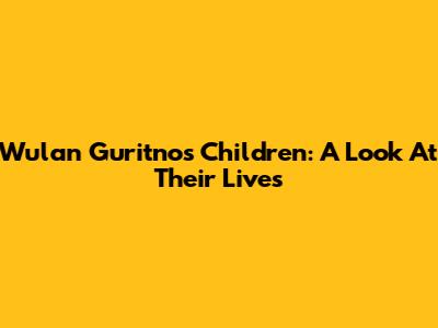 Wulan Guritno's Children: A Look At Their Lives