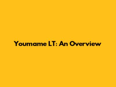 Youmame LT: An Overview